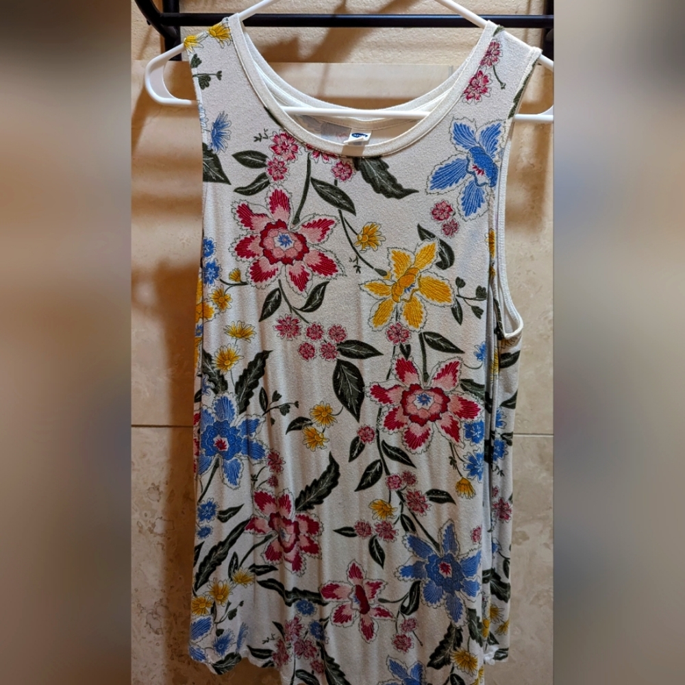Old Navy Floral Tank Top